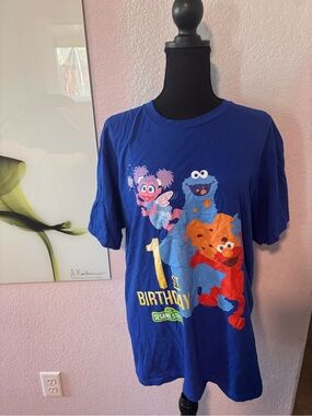 Sesame Street 1st birthday shirt size large